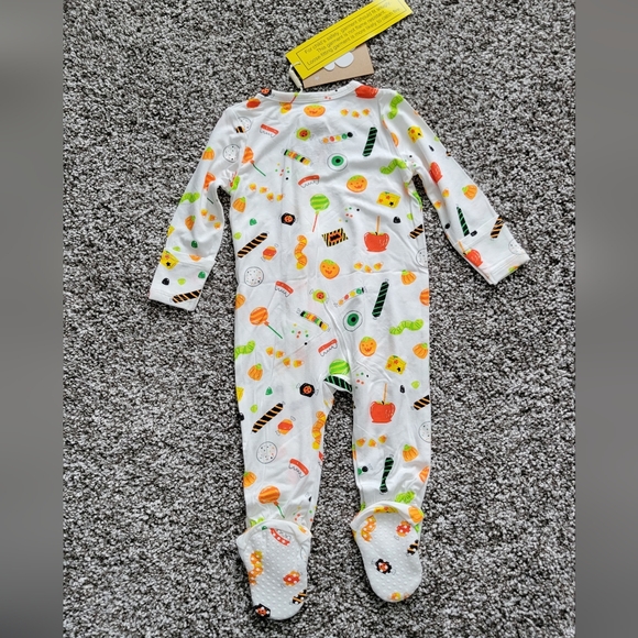 NWT - Angel Dear Halloween Candy, bamboo footie, 3-6 month - Picture 2 of 6